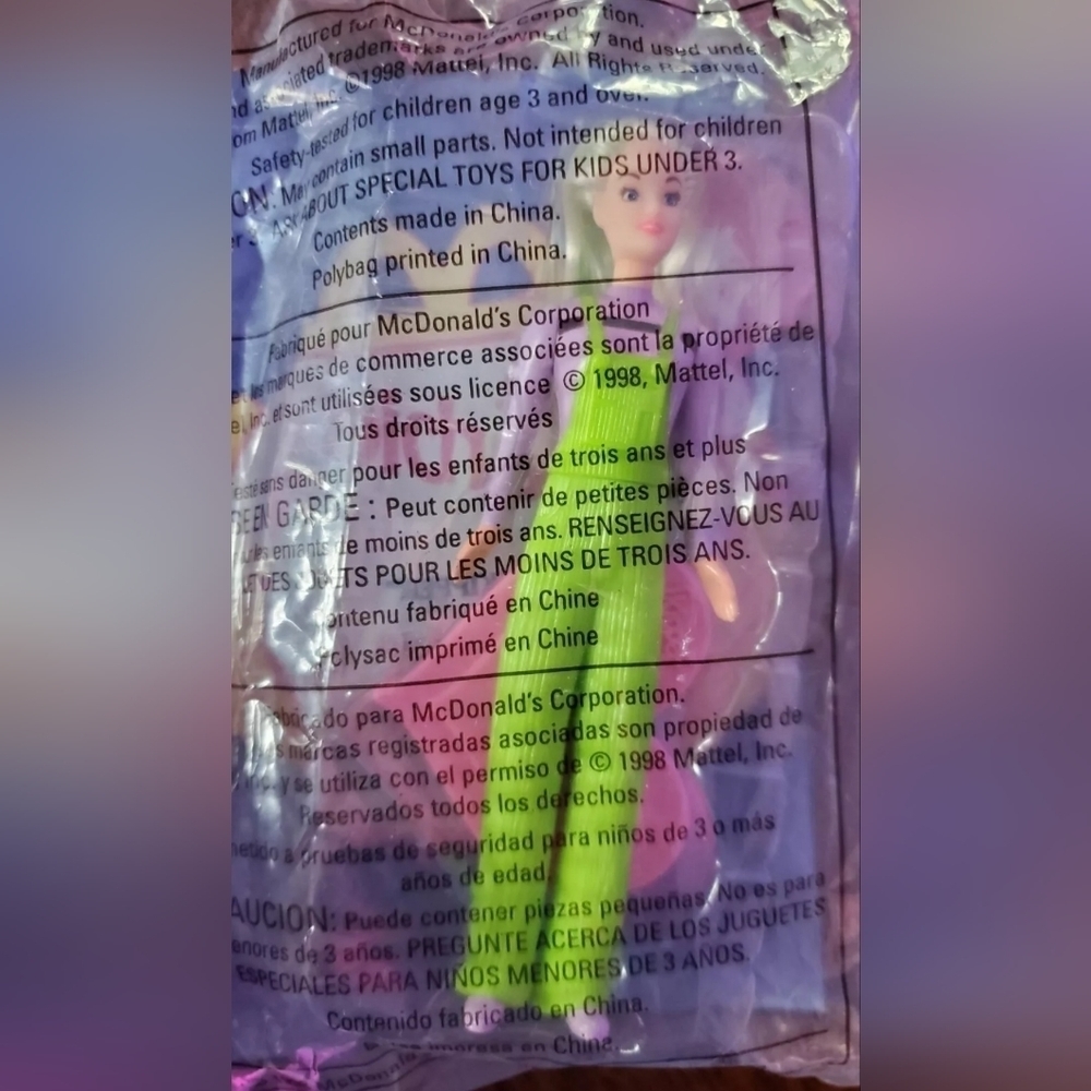 2 Barbie McDonalds Happy Meal Toy 1999 Malibu#9 & 1998 Teen Skipper#1 - Picture 6 of 10